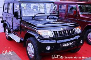 I Want A Black Colour Mahindra Bolero Up To  Model