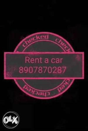 Car rental service in Thrissur. We have all types