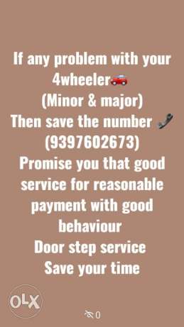 Car service at ur home major &minor 24*7call to
