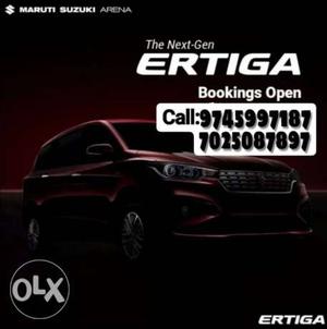 New Maruti Suzuki Ertiga Booking available