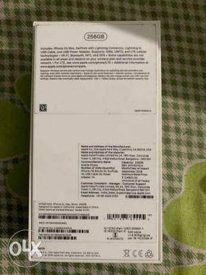 IPhone X s Max 256 GB all kit 1 month old