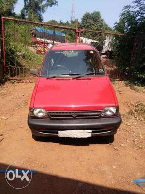Maruti 800 with new tyre and sighal owner.