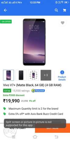 Vivo v7 plus only 2 months old best condition all