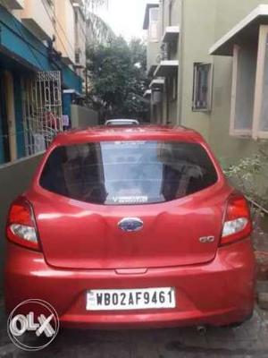 A Hatchback For Her Datsun Go T Petrol  Ravishing Red.