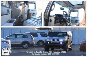 HUMMER H2 for rent in kerala call 