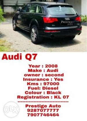 Audi Q7 35 Tdi Premium + Sunroof, , Diesel