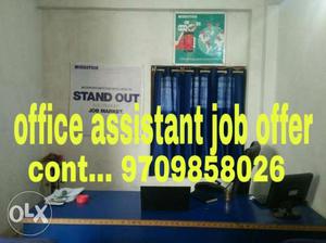 Office assistant and Management job
