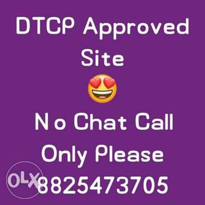 DTCP Site - Call Me - In Ooty Mettupalayam Road