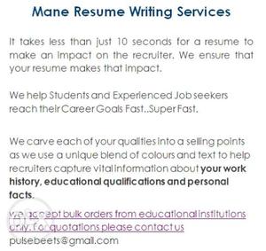Resume writers wanted