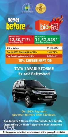  Tata Safari Storme diesel 01 Kms