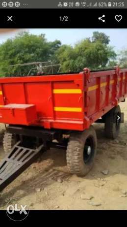 Mahendra tractor trali 4 wills
