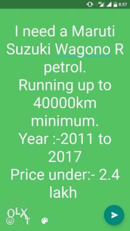  Maruti Suzuki Wagon R petrol  Kms