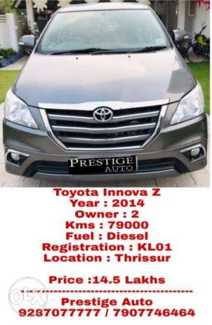 Toyota Innova 2.5 Zx 7 Str Bs-iii, , Diesel