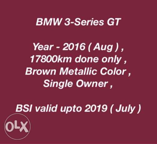 Bmw 3 Series Gt 320d Gt Luxury Line, , Diesel