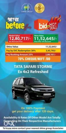 Tata Safari Storme cars, bikes,mobile extra..