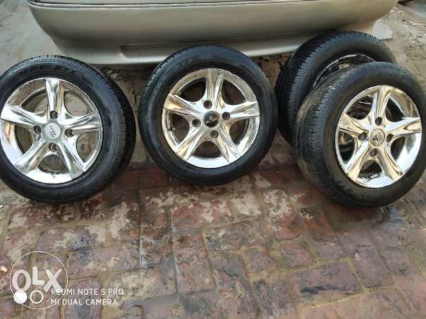 Plati Alloy Wheels MRF Tyres " inch