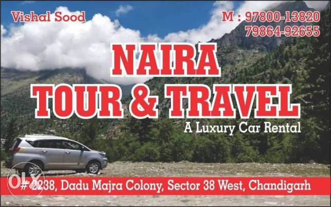 Naira Tour & Travel Any Types Of Cars Available For