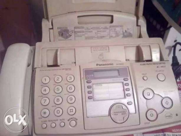 National Panasonic Fax and Telephone Machine.