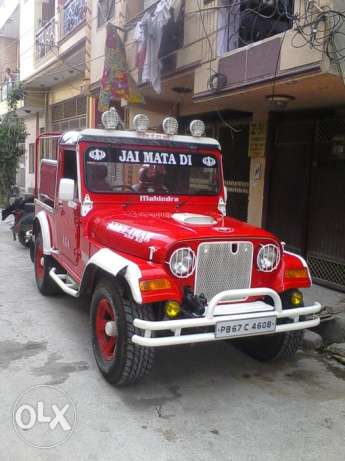 Army disposal jeep 550 XD red & white colour 