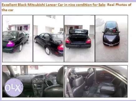 Mitsubishi Lancer Sedan car for immed. sale - at most