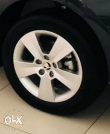 Brand new Skoda Rapid 15 inch tyres and alloys. Hardly