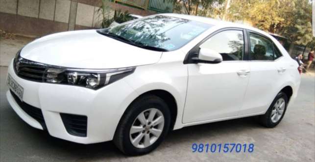 Company maintained corolla altis diesel totally