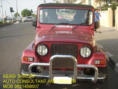 MAHINDRA THAR BUY-SELL KERSI SHROFF AUTO CONSULTANT AND