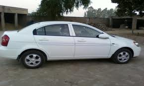 Hyundai Verna CRDI WHITE, Registration Model  - Jabalpur