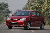 Toyota Etios V PETROL BLAZING RED, Registration  -