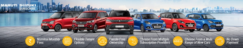 Best Car Subscription in India - Maruti Suzuki Subscribe -