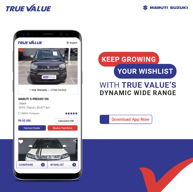 Buy and Sell Used Car in Best Price on Maruti Suzuki True